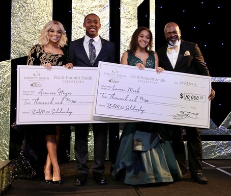 Ananias Hayes and Lauren Marks receive scholarship
