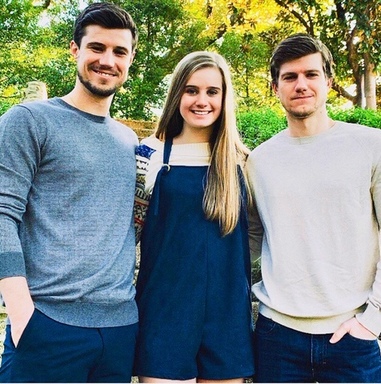 Cole McCarter with sister Emily and Brother Ben.jp